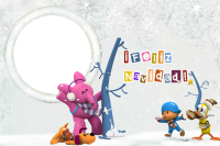 fotomontaje pocoyo feliz navidad