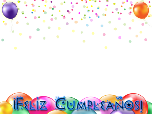 tarjeta de cumpleanos con globos