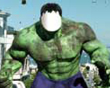 fotomontaje del incredible hulk