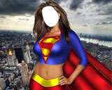 fotomontaje de super woman